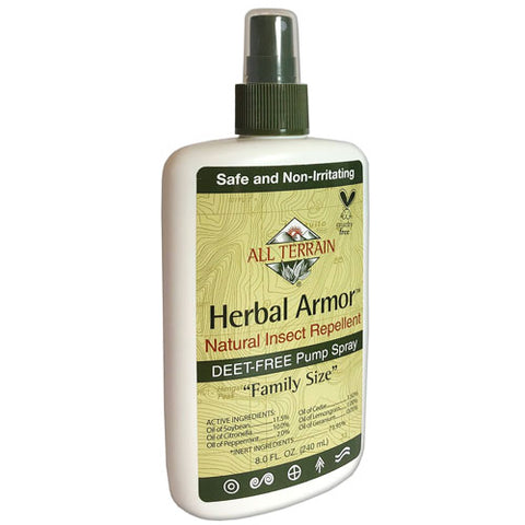 All Terrain, Herbal Armor Natural Insect Repellent, 8 oz