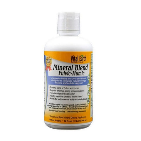 Vital Earth Minerals, Fulvic-Humic Mineral Blend, 32 oz
