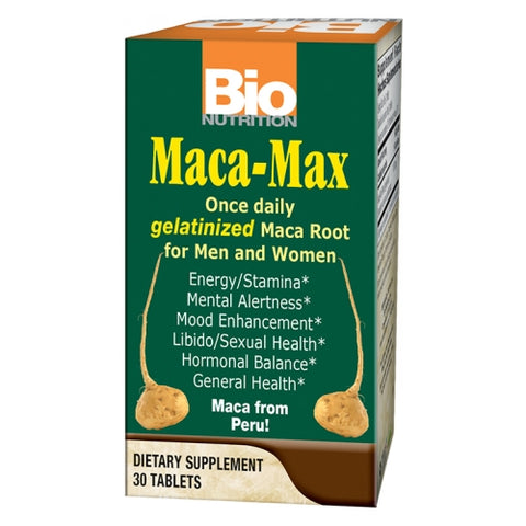 Bio Nutrition Inc, Maca Max, 30 tabs