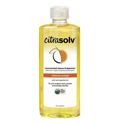 Citra Solv, Cleaner and Degreaser Natural Concentrate, Valencia Orange, 8 oz