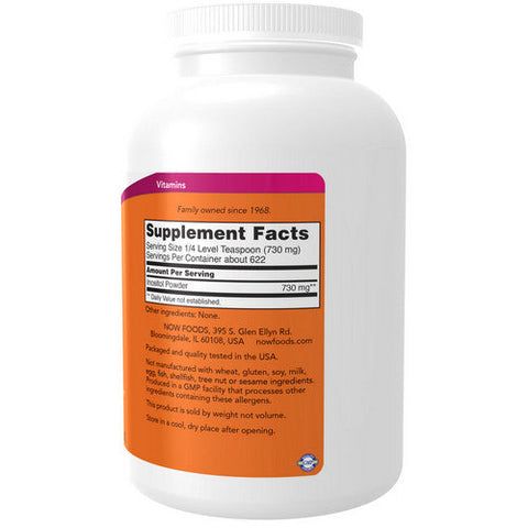 Now Foods, 100% Pure Inositol Powder, 1 lb Now Foods