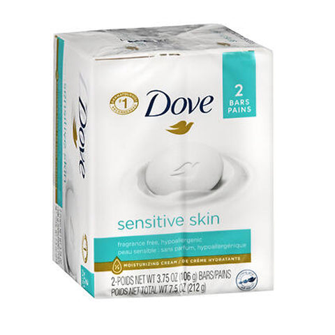 Dove, Beauty Bars Sensitive Skin, 2 X 3.45 Oz