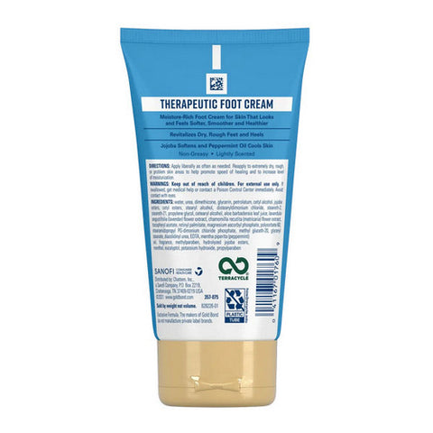 Gold Bond, Therapeutic Foot Cream, 4 oz
