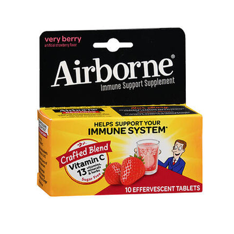 Airborne, Effervescent Health Formula, Very Berry 10 tabs