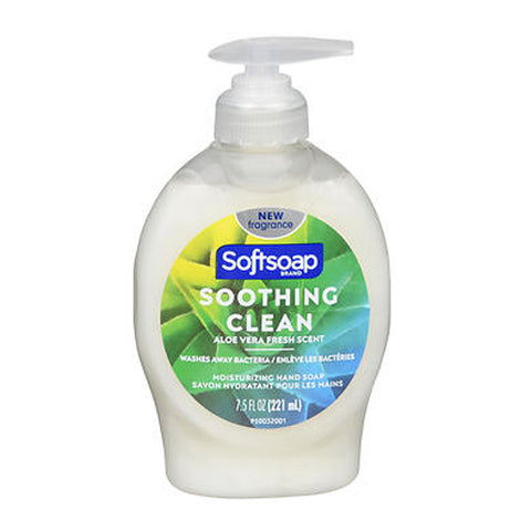 Softsoap, Soothing Clean Moisturizing Hand Soap Aloe Vera Fresh, 7.5 Oz