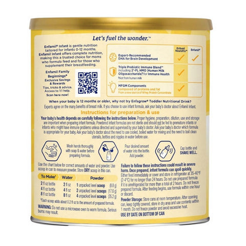 Enfamil, Milk-Based Powder Infant Formula, 12.5 Oz