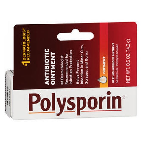 Polysporin, First Aid Antibiotic Ointment, 0.5 oz