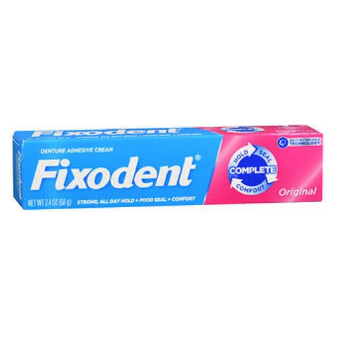 Fixodent, Denture Adhesive Cream, 2.4 Oz