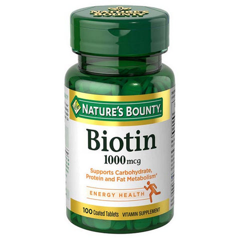 Nature's Bounty, Nature's Bounty Biotin, 100 tabs