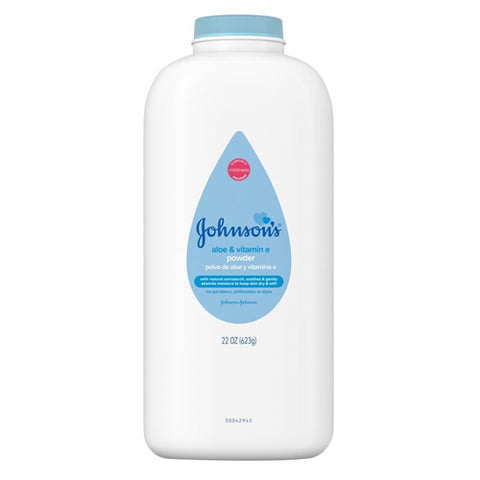 Johnson's, Baby Powder Aloe And Vitamin E, 22 Oz