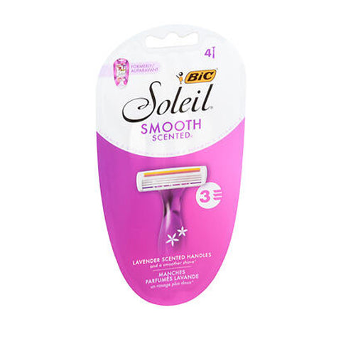 Bic, Soleil Twilight Triple Blade Disposable Shavers For Women, 4 each