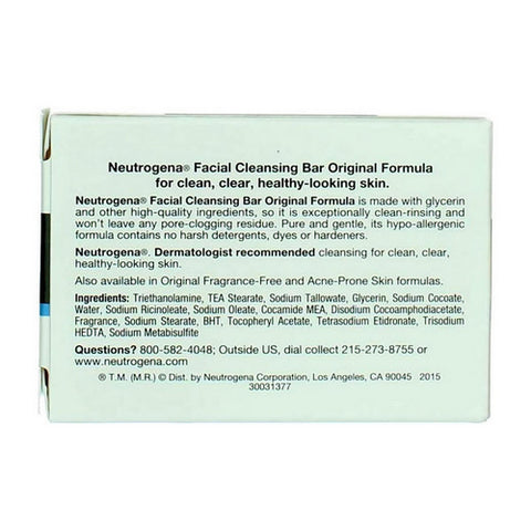 Neutrogena, Transparent Facial Soap Bar, Count of 1