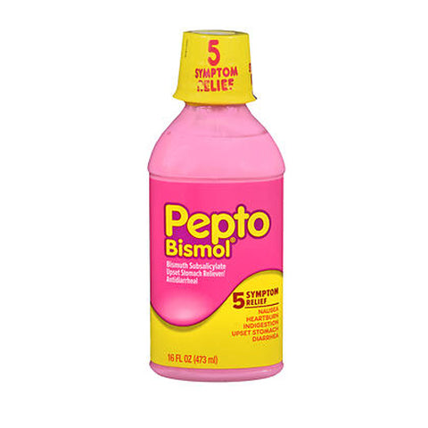 Pepto-Bismol, Upset Stomach Reliever Antidiarrheal, Original 16 oz