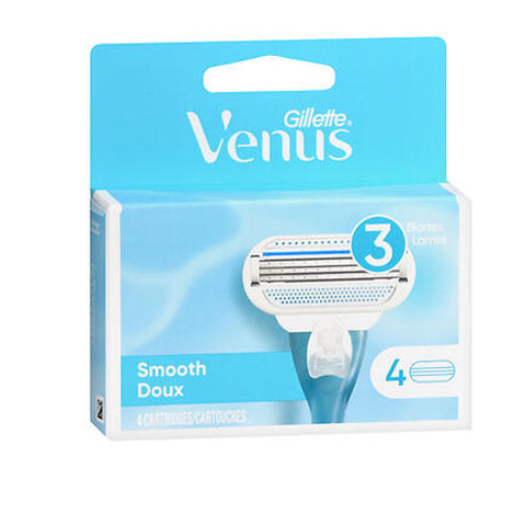 Gillette, Venus Shaving Cartridges, 4 each