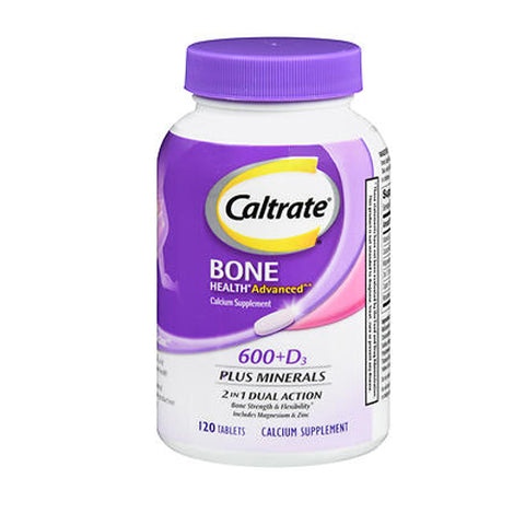 Caltrate, 600 + D3 Plus Minerals Calcium and Vitamin D, 120 tabs