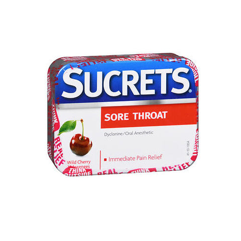 Sucrets, Sucrets Classic Sore Throat Lozenges, Wild Cherry 18 each