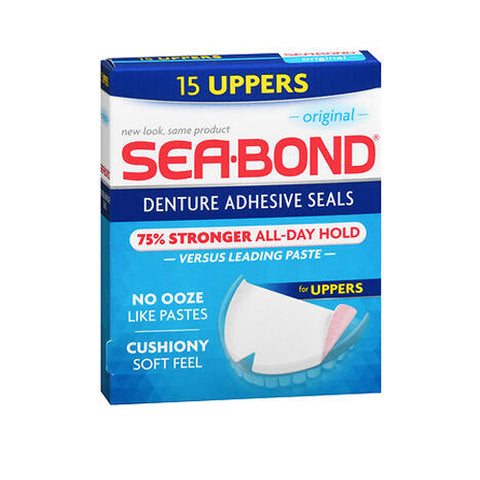 Sea-Bond, Denture Adhesive Wafers Uppers, Box Of 15
