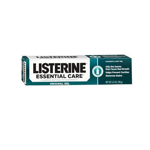 Listerine, Essential Care Toothpaste Gel Original, Powerful Mint 4.2 oz
