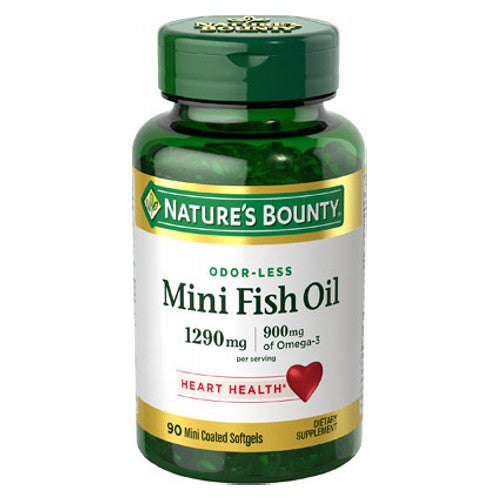 Natures Bounty Fish Oil Omega3 1290 mg 90 caps Pastafina