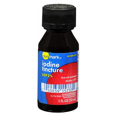 Sunmark, Iodine Tincture Usp 2%, 1 Oz