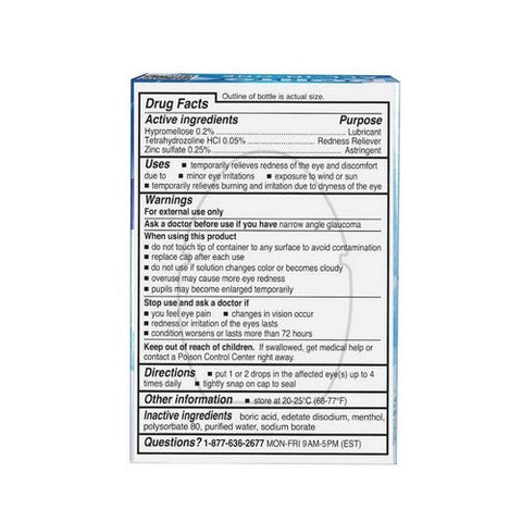 Rohto, Cooling Eye Drops All In One, 0.4 Oz