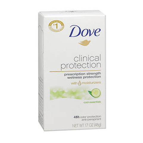 Dove, Clinical Protection Antiperspirant And Deodorant Solid Cool Essentials, cool essentials 1.7 Oz