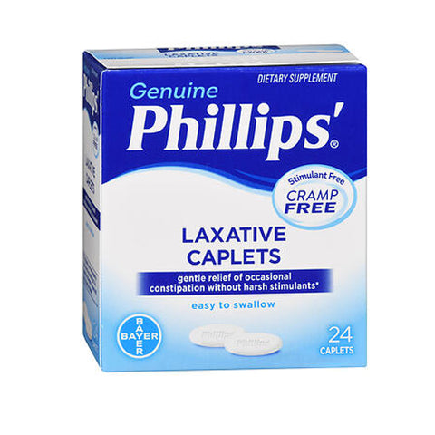 Bayer, Phillips Cramp-Free Laxative Caplets, Box Of 24