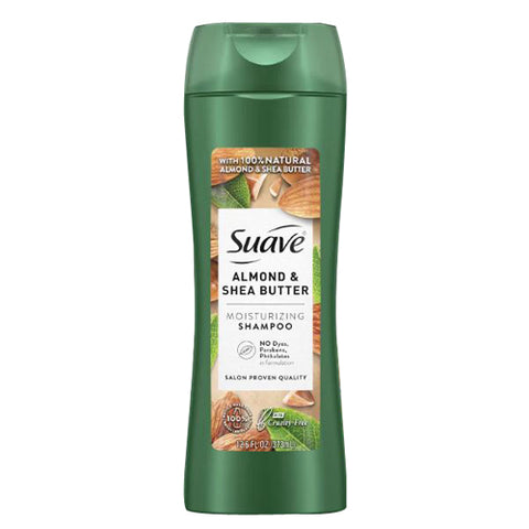 Suave, Almond & Shea Butter Moisturizing Shampoo, Almond & Shea Butter 12.6 Oz