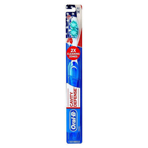 Oral-B, Cavity Defense Gentle Toothbrush Medium, 1 Each