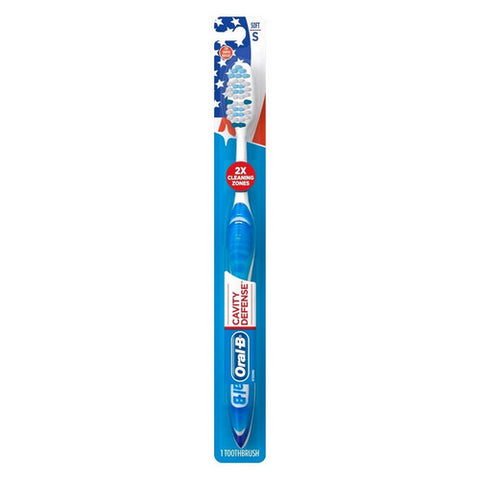 Oral-B, Cavity Defense Cup Shaped Bristles Toothbrush, 1 Each