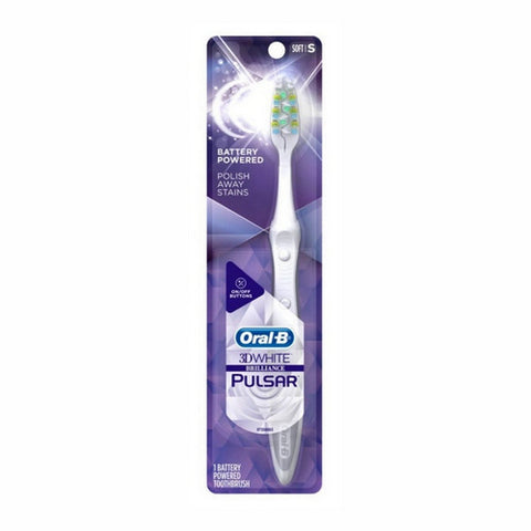 Oral-B, 3D White Pulsar Manual Toothbrush, 1 Each