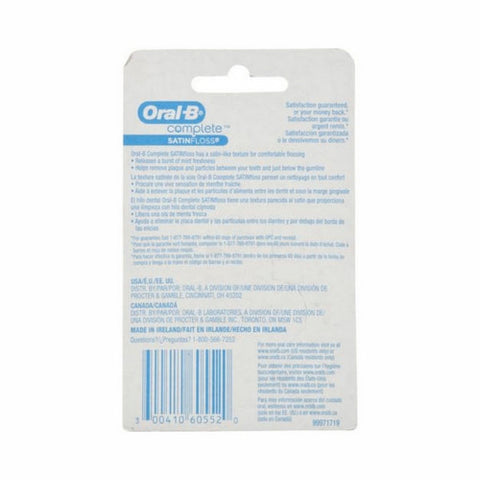 Oral-B, Complete Mint Satin Floss, 1 Count / 54.6 YD