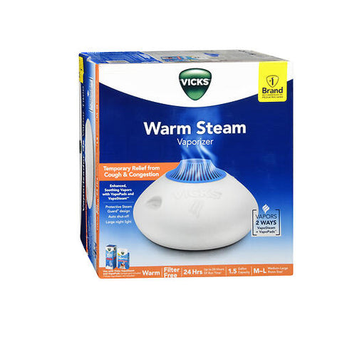 Vicks, Warm Steam Vaporizer, V150 Each