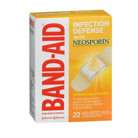 Band-Aid, Antibiotic Adhesive Bandages Assorted Size, Count of 1