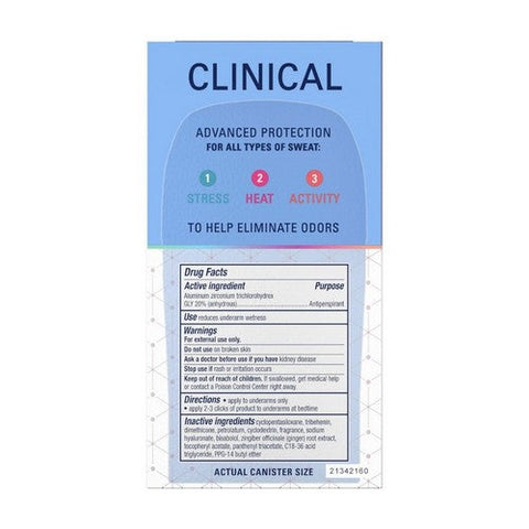 Secret, Clinical Antiperspirant Deodorant Soft Solid Light And Fresh, 1.6 Oz Secret