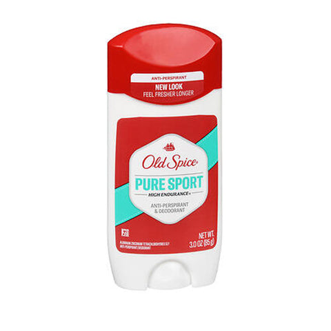Old Spice, High Endurance Antiperspirant/Deodorant Invisible Solid, Pure Sport 3 oz