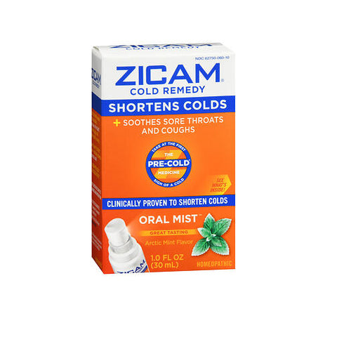 Zicam, Cold Remedy Plus Oral Mist, Arctic Mint 1 oz