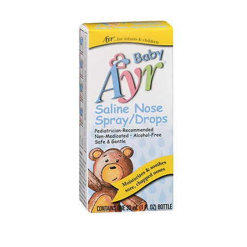 Ayr, Babys Saline Nose Spray Drops, 1 oz