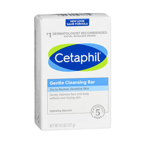 Cetaphil, Gentle Cleansing Bar For Dry And Sensitive Skin, 4.5 oz