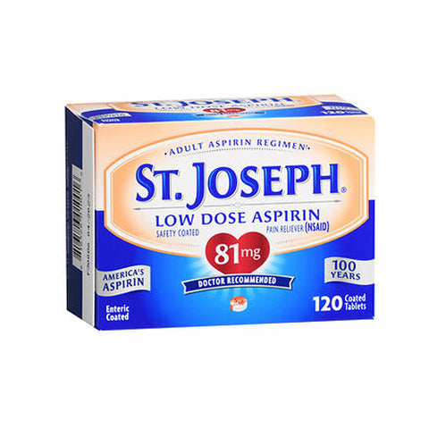St. Joseph, Aspirin Enteric Coated, 81 mg, 120 tabs
