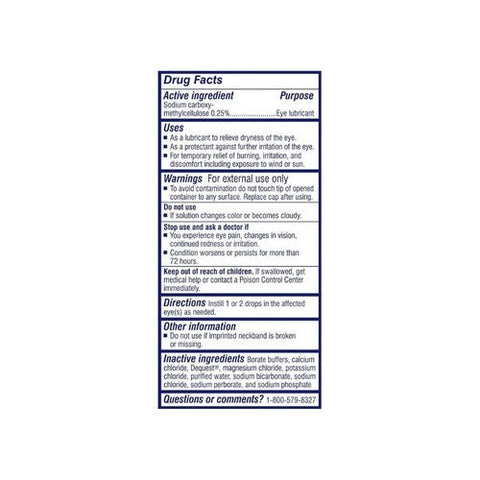 Theratears, Dry Eye Therapy Lubricant Eye Drops, 0.5 Oz Theratears