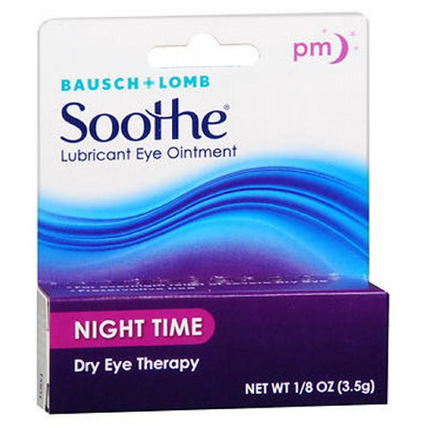 Bausch + Lomb, Bausch And Lomb Soothe Lubricant Eye Ointment Night Time, 0.13 oz