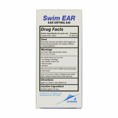 Swim-Ear, Swim-Ear Clears Trapped Ear-Water Drying Aid, 1 Oz