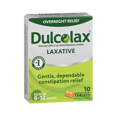 Dulcolax, Comfort Coated Laxative Tablets To Relieve Constipation, 10 tabs