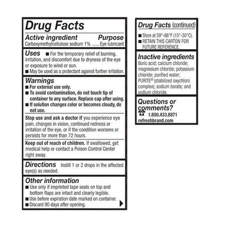 Refresh, Liquigel Lubricant Eye Drops, 15 ml Refresh