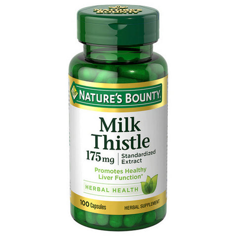 Nature's Bounty, Milk Thistle, 175 mg, 100 caps