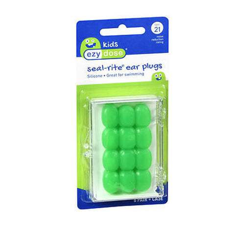 Flents, Kids Silicone Ear Plugs, 6 pair