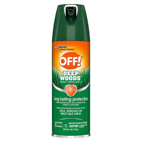 Off, Deep Woods Insect Repellent Spray, 6 Oz