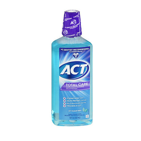 Act, Total Care Anticavity Fluoride Mouth Wash, Icy Clean Mint 18 oz