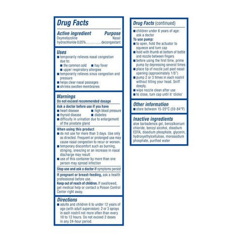 Zicam, Extreme Congestion Relief No-Drip Liquid Nasal Spray, 0.5 Oz Zicam